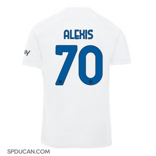 Muški Nogometni Dres Inter Milan Alexis Sanchez #70 Gostujuci 2023-24 Kratak Rukav